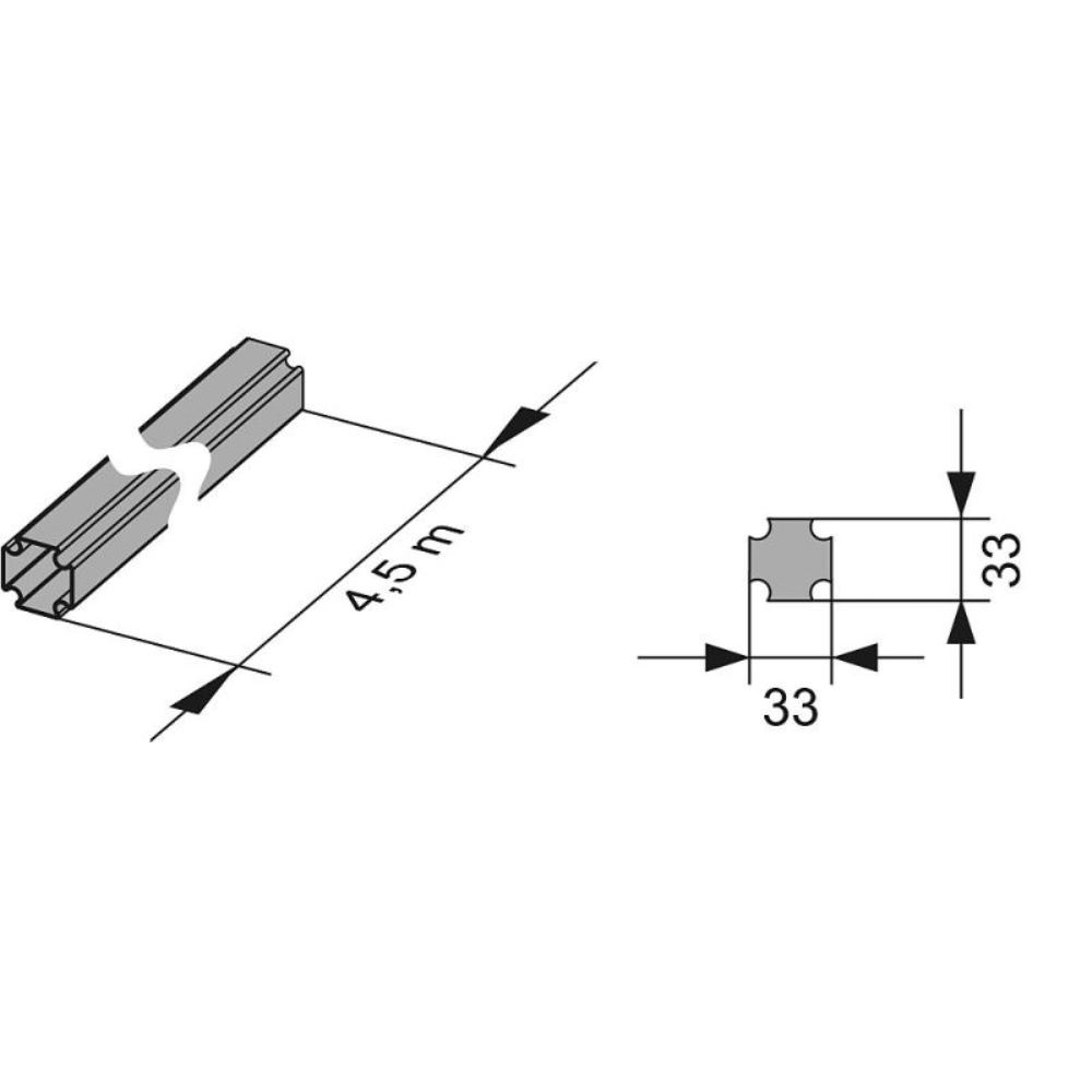 Профиль Tece в штангах 4,5 м (стоимость за 1 м) 9000000 2 Профиль Tece в штангах 4,5 м (стоимость за 1 м) 9000000 — изображение 2